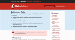 Desktop Screenshot of guides.rubyonrails.cz