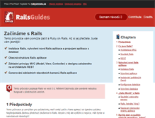 Tablet Screenshot of guides.rubyonrails.cz