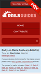 Mobile Screenshot of edgeguides.rubyonrails.org
